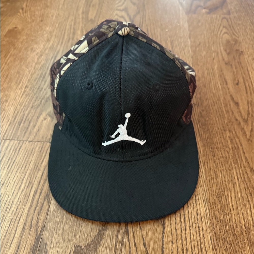 Jordan Black and Camouflage Cap